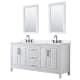 A thumbnail of the Wyndham Collection WCV252572D-QTZ-US3M24 White / White Quartz Top / Matte Black Hardware