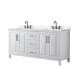 A thumbnail of the Wyndham Collection WCV252572D-QTZ-US3MXX White / White Quartz Top / Matte Black Hardware