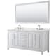 A thumbnail of the Wyndham Collection WCV252572D-QTZ-US3M70 White / Giotto Quartz Top / Polished Chrome Hardware