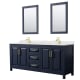 A thumbnail of the Wyndham Collection WCV252580D-QTZ-UNSM24 Dark Blue / Giotto Quartz Top / Brushed Gold Hardware