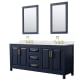 A thumbnail of the Wyndham Collection WCV252580D-QTZ-US3M24 Dark Blue / Giotto Quartz Top / Brushed Gold Hardware