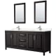 A thumbnail of the Wyndham Collection WCV252580D-VCA-M24 Dark Espresso / Carrara Cultured Marble Top / Polished Chrome Hardware