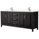 A thumbnail of the Wyndham Collection WCV252580D-VCA-MXX Dark Espresso / Carrara Cultured Marble Top / Polished Chrome Hardware