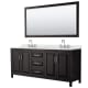 A thumbnail of the Wyndham Collection WCV252580D-QTZ-US3M70 Dark Espresso / Giotto Quartz Top / Polished Chrome Hardware