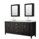 A thumbnail of the Wyndham Collection WCV252580D-QTZ-US3MED Dark Espresso / Giotto Quartz Top / Polished Chrome Hardware