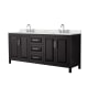 A thumbnail of the Wyndham Collection WCV252580D-QTZ-US3MXX Dark Espresso / Giotto Quartz Top / Polished Chrome Hardware