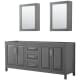 A thumbnail of the Wyndham Collection WCV252580DCXSXXMED Dark Gray / Polished Chrome Hardware