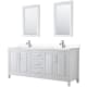 A thumbnail of the Wyndham Collection WCV252580D-VCA-M24 White / White Cultured Marble Top / Polished Chrome Hardware