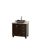 A thumbnail of the Wyndham Collection WCV800036SESIVOVMXX Altair Black Granite Sink