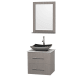 A thumbnail of the Wyndham Collection WCVW00924SGOCMOVM24 Altair Black Granite Sink