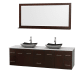A thumbnail of the Wyndham Collection WCVW00980DESWSOVM70 Altair Black Granite Sink