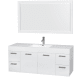 A thumbnail of the Wyndham Collection WC-R4100-60-VAN-SGL Glossy White