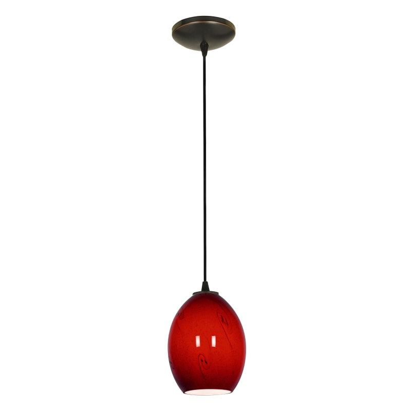 Access Lighting 28023-1C-BS/WHTFB Brushed Steel / White Frosted Brandy  FireBird 6