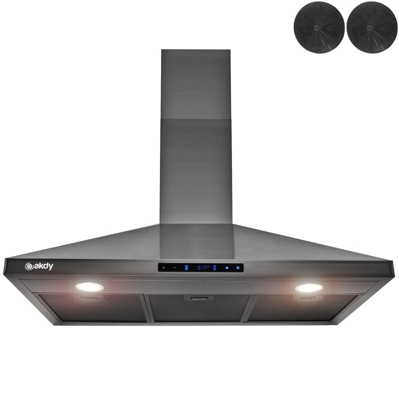 Akdy island cheap range hood