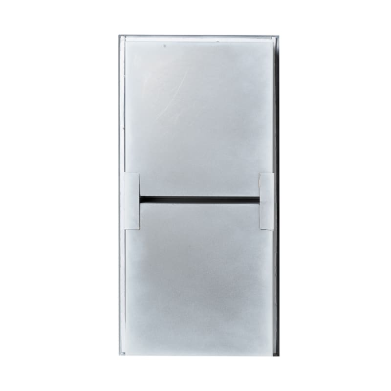 Alfi Brand ABNC1224-W 12 x 24 in. Stainless Steel Vertical Double Shelf Bath Shower NICHE White Matte