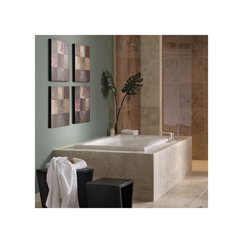 American Standard 2422 V002 011 Arctic Evolution 60 Acrylic Soaking Bathtub With Reversible Drain Lifetime Warranty Faucetdirect Com