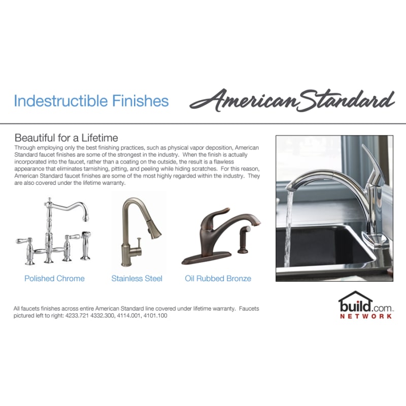 American Standard 4205104.075 Stainless Steel Reliant Plus ...