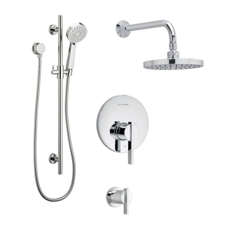American Standard T430 999ca 002 Polished Chrome Berwick 2 5 Gpm American Standard T430 999ca 002 Polished Chrome Berwick 2 5 Gpm Shower System With Single Function Rainshower Includes Trims Handshower