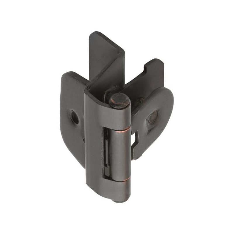 Amerock Bpr8701orb 10pack Oil Rubbed Bronze Pair Of 1 4 Overlay Double Demountable Hinges 10 Pack Faucetdirect Com