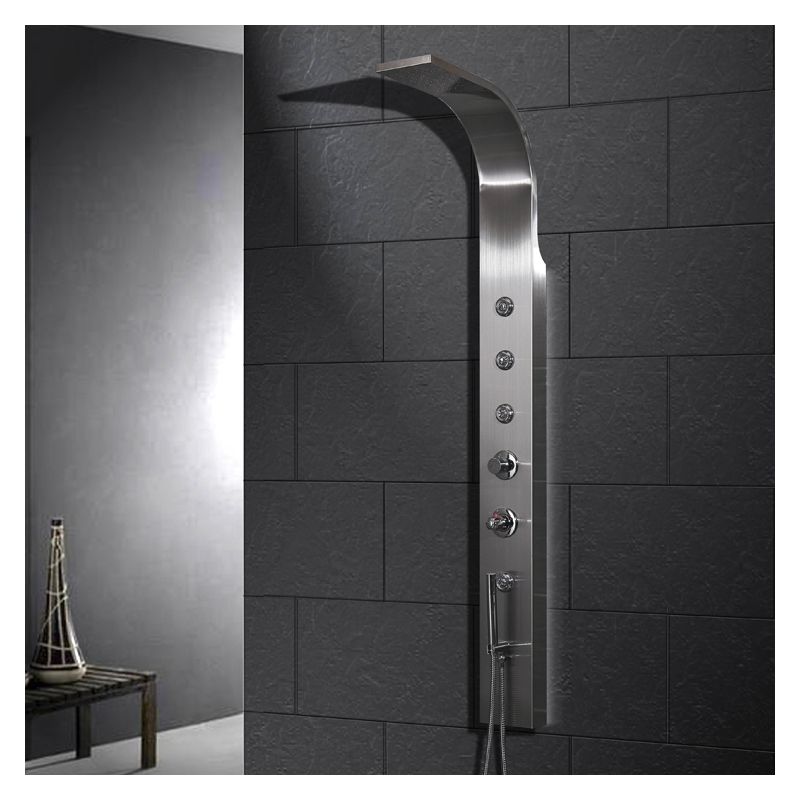 Ariel A303 Stainless Steel 65 H X 6 1 2 W Shower Panel Ariel A303 Stainless Steel 65 H X 6 1 2 W Shower Panel