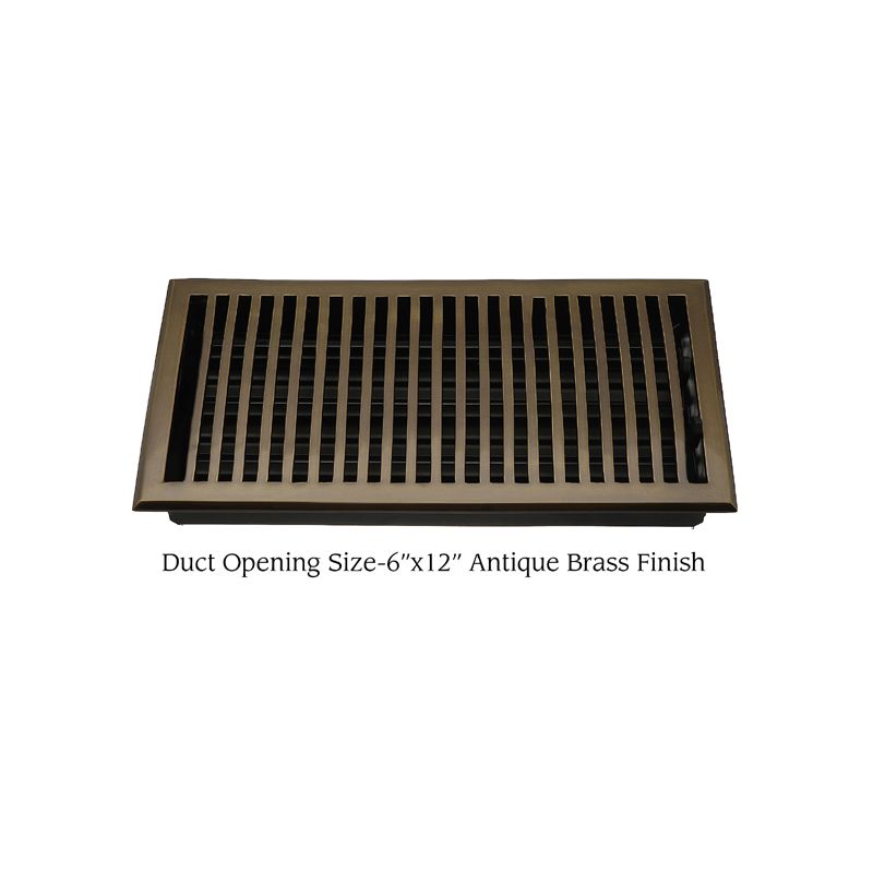 Brass Elegans 116hr Ab Antique Brass Contemporary 6 X 12 Solid