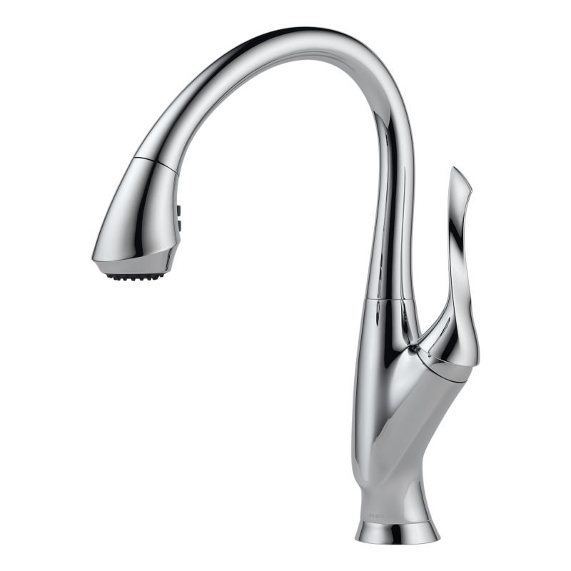 Brizo 63052lf Pc Chrome Belo Pull Down Kitchen Faucet With