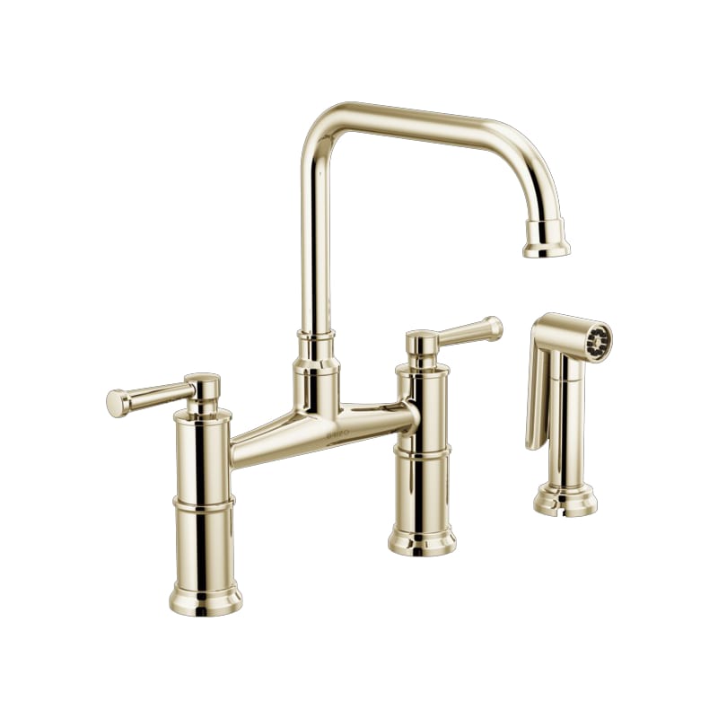 Brizo 62525LF-PN Brilliance Polished Nickel Artesso Bridge ...