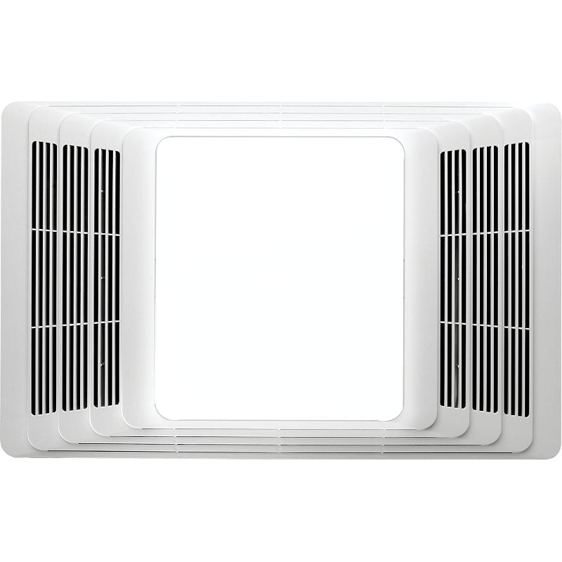 Broan 696 White 100 Cfm 4 5 Sone Ceiling Mounted Hvi Certified Bath Fan With Light Faucet Com