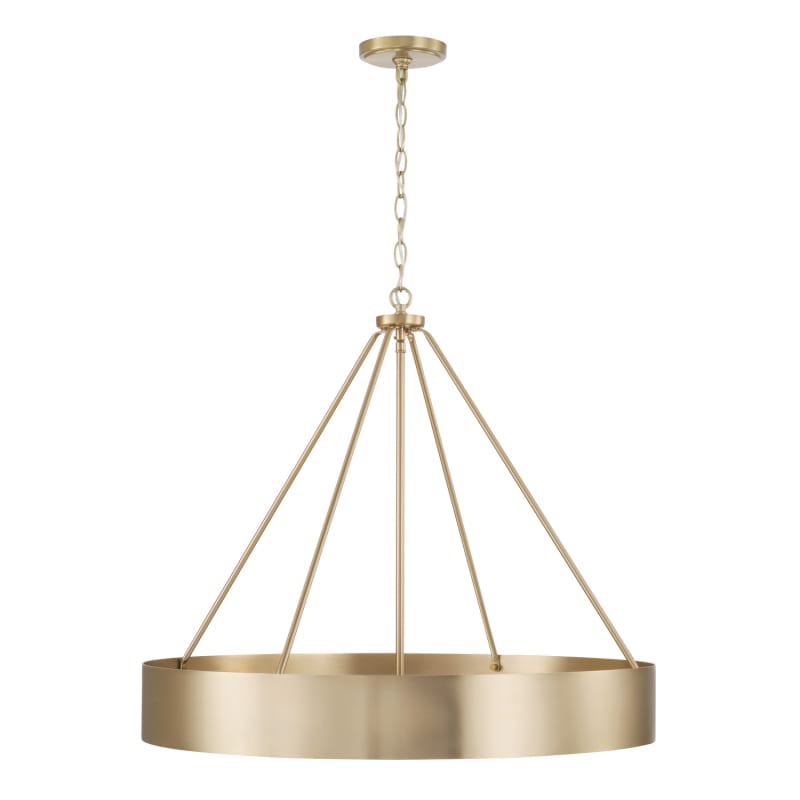 Capital Lighting 453041RK Matte Brass / Black Weller 4 Light