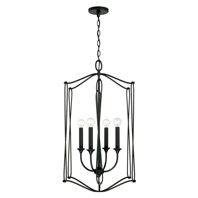 Capital Lighting 541642BI Black Iron Bentley 4 Light 19