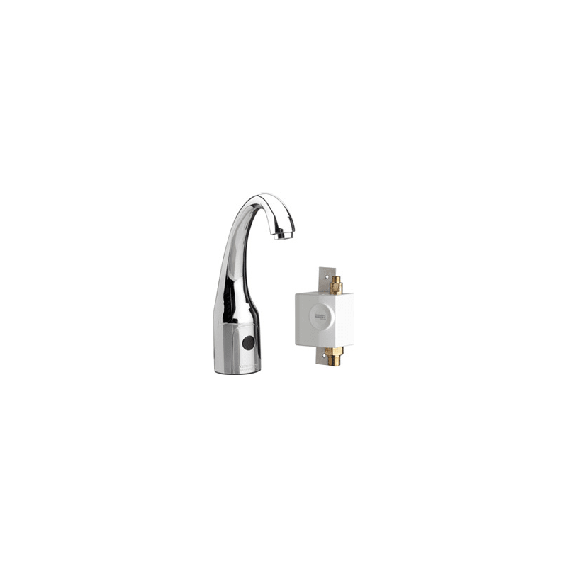 Chicago Faucets 116 957 Ab 1 Chrome Single Hole Metering Faucet