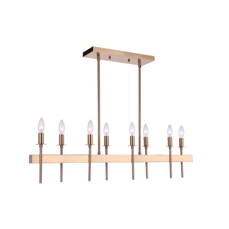 Craftmade 54378-FB Flat Black Larrson 8 Light 5