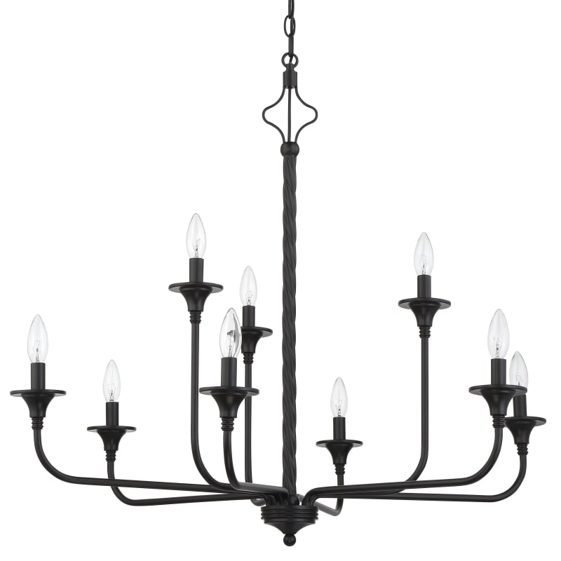Craftmade 57029-FB Flat Black Jolenne 9 Light 35