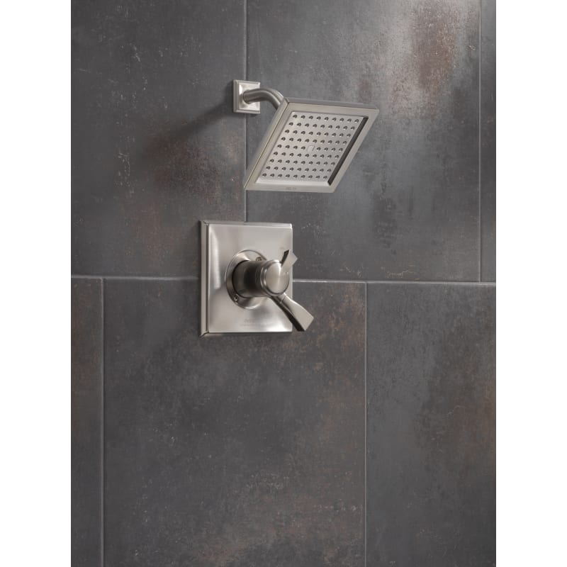 Delta Dryden Rain Shower Head Standard Pedestal Sink
