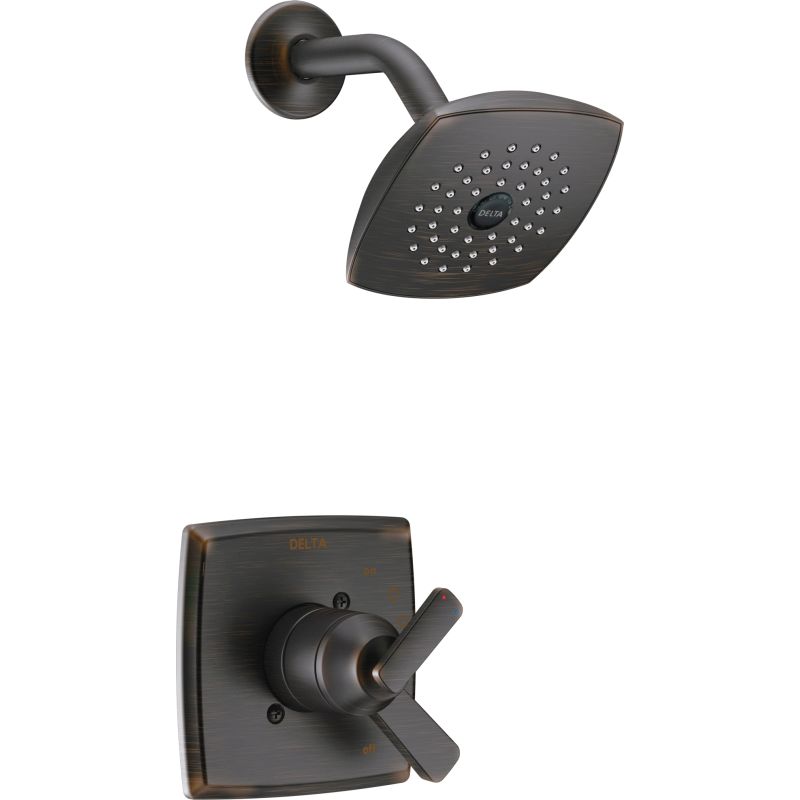 Delta T17264 Chrome Ashlyn Monitor 17 Series Dual Function Pressure Delta T17264 Chrome Ashlyn Monitor 17 Series Dual Function Pressure Balanced Shower Trim Package With Touch Clean Head And Integrated Volume Control