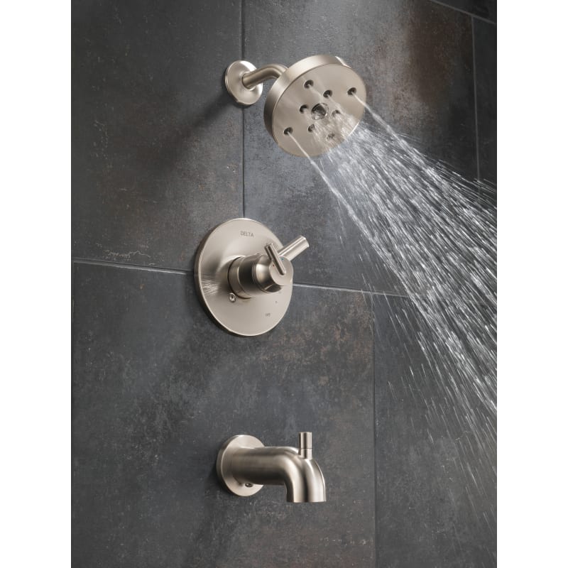 Tub And Shower Faucet Delta T17459-BL 