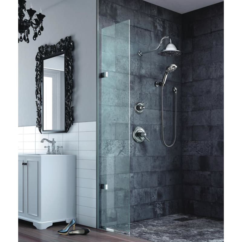 Delta T17T297 Chrome Cassidy Tempassure 17T Series Dual Function  Thermostatic Shower Only with Integrated Volume Control Less Rough-In  Valve