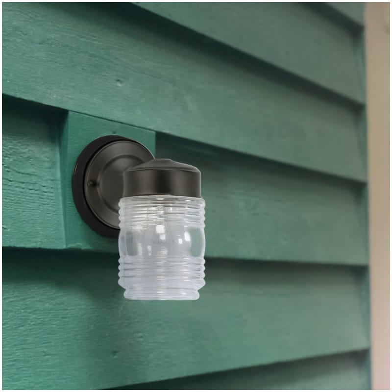 Jelly jar shop porch light