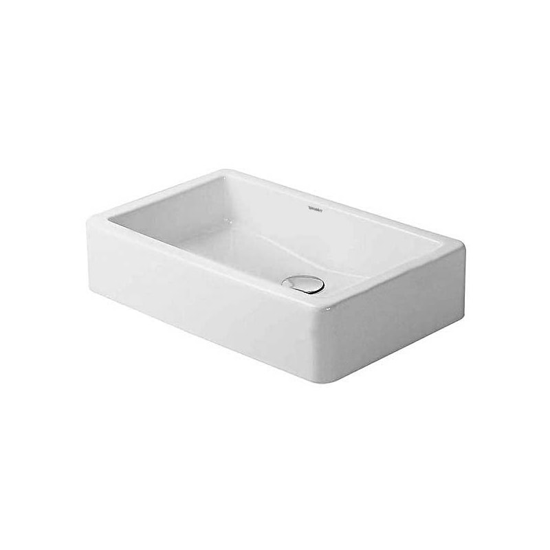 Kaarsen voordeel duisternis Duravit 0455600000 White / Ground Vero 23-5/8" Rectangular Ceramic Drop In  Bathroom Sink - Faucet.com