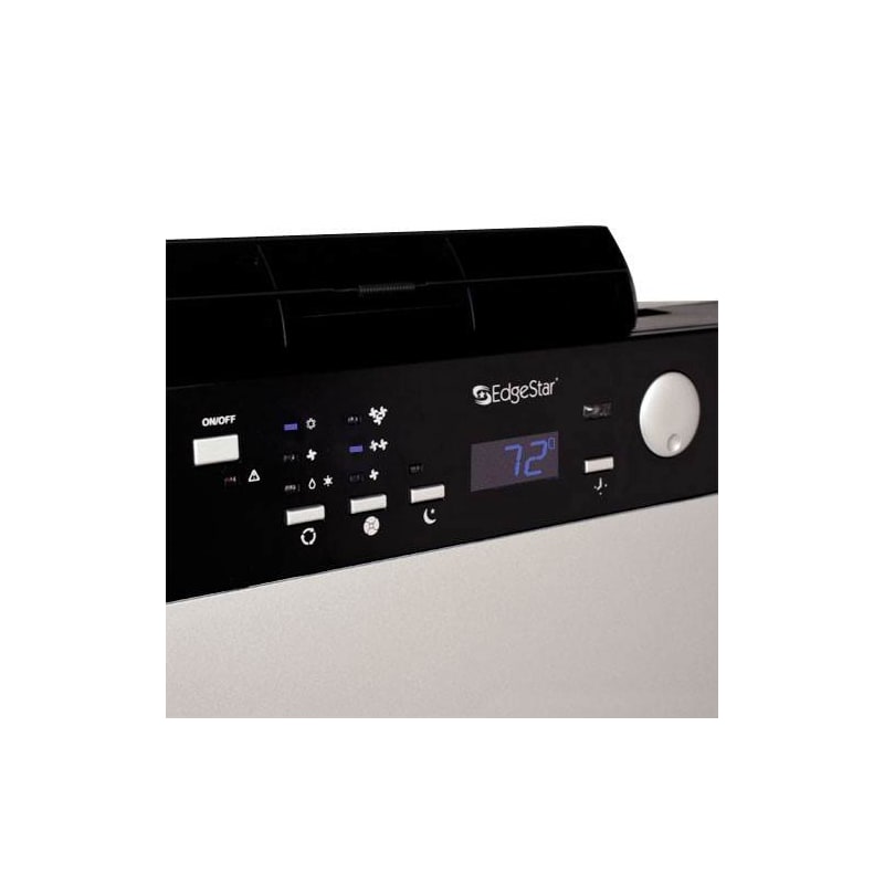 Medium Room 115V Portable Dual Hose Air Conditioner with Heater, Window  Mounting Kit and Remote