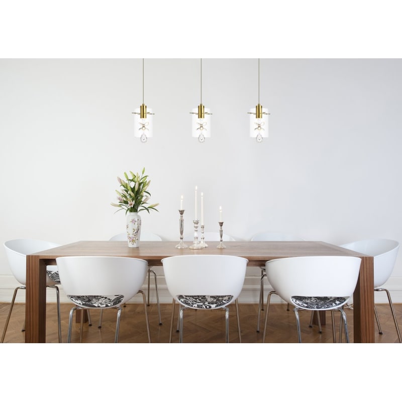 【海外 正規品】 Lighting Elegant 5202D6C 7 Hana Chrome テープ・マスキングテープ