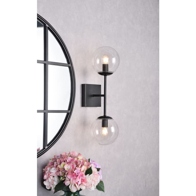 LYOOWNG Black Wall Sconces, 2pack Industrial Wall Sconce