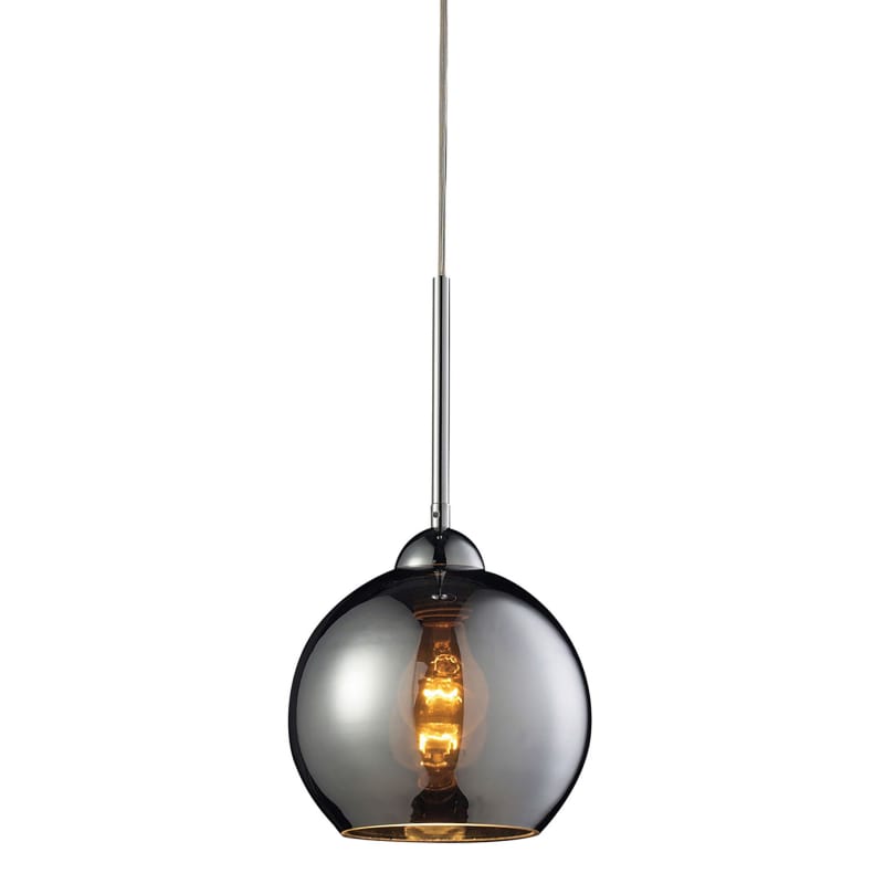 Cassandra 8 in Chromed Glass Globe Pendant Light