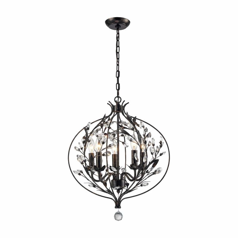 超安い品質 Lighting Elk 18136/5 Style Candle Tier 1 Light 5 Rust Deep ファイナルファンタジーTCG