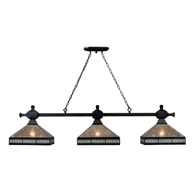 Elk Lighting 70061-3 Tiffany Bronze Mica Filigree Three-Light ...