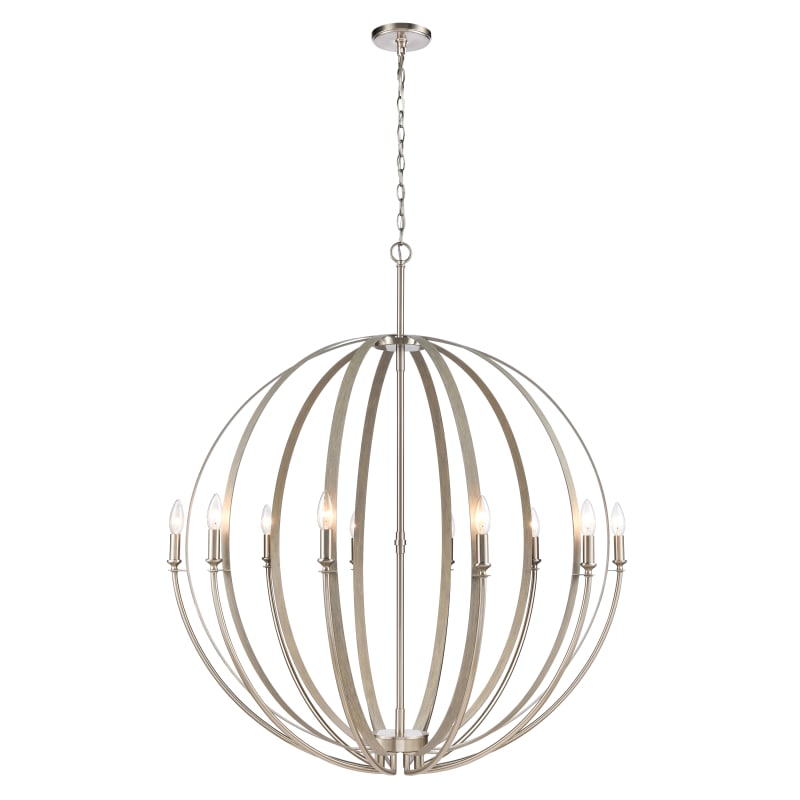 低価格で大人気の Elk Lighting 81477/10 Matte White / Polished Nickel Rotunde 靴