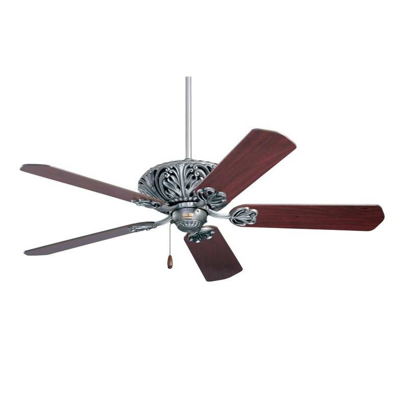 Emerson Cf935ab Antique Brass Medium Oak Walnut Zurich 52 5 Blade Ceiling Fan Blades Included Lightingshowplace Com