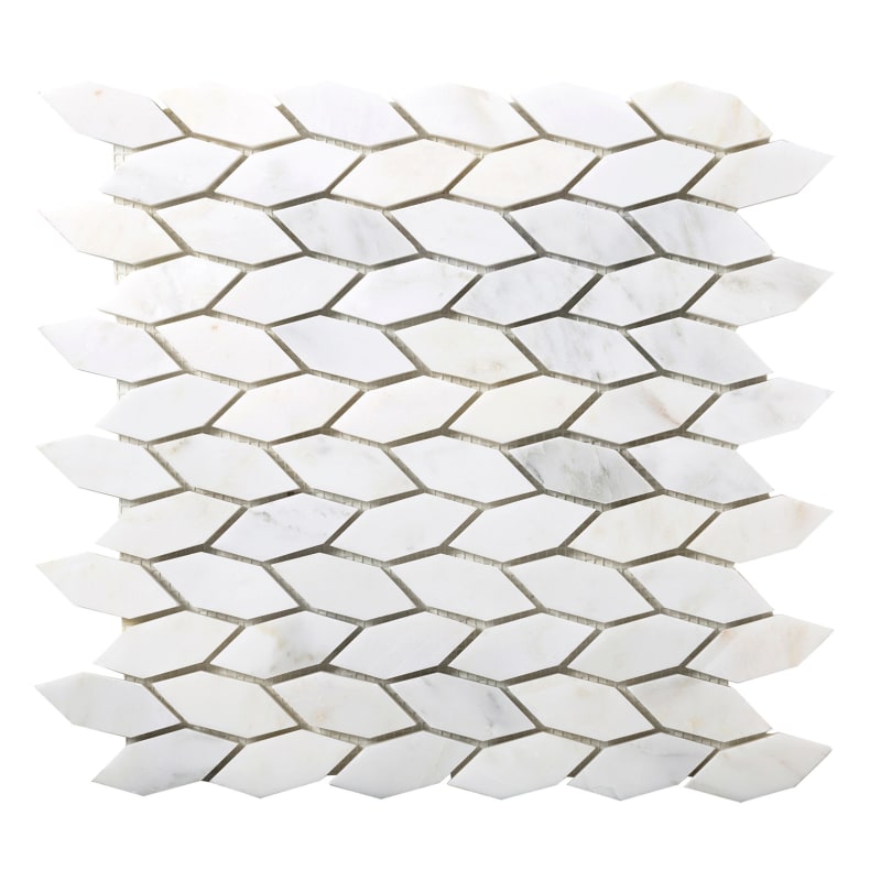Emser Tile M05wintfr1212mmq Winter Frost Marble Hexagon Mosaic