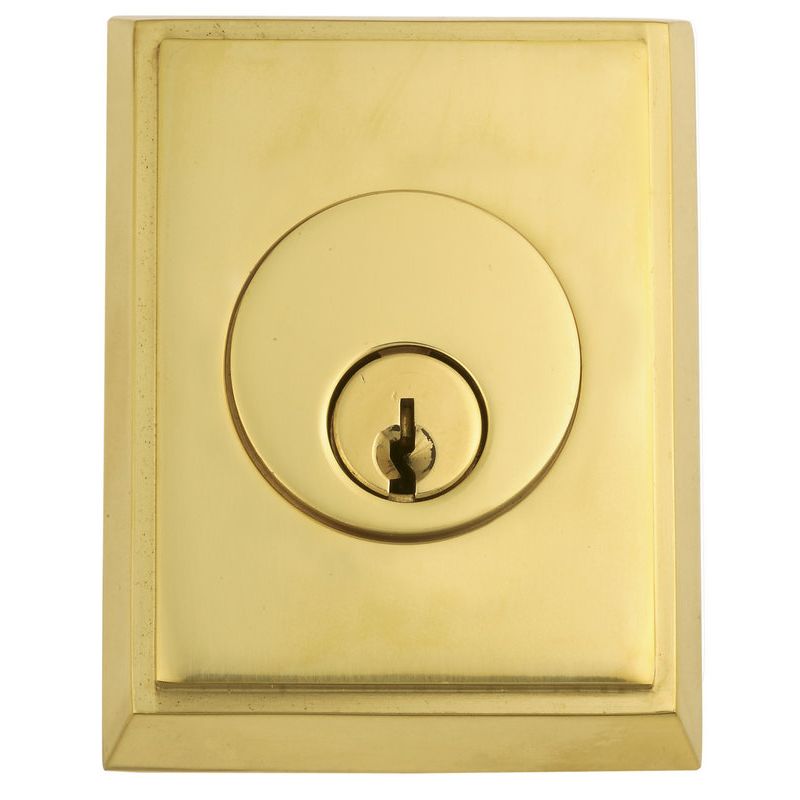 Emtek Rectangular Brass Door Bell With Plate & Button