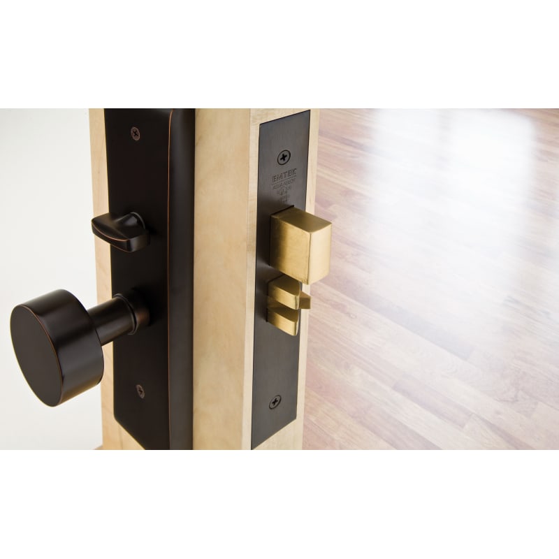 Emtek Artemis Mortise Entry Handleset Satin Brass US4